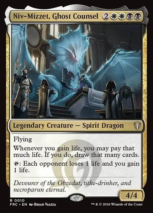 Niv-Mizzet, Ghost Counsel · Reality Fracture Commander 10/2