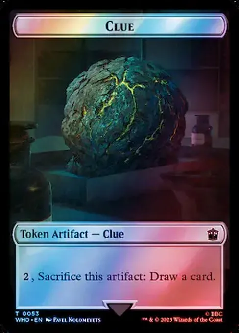 Clue · Doctor Who Tokens 53/64