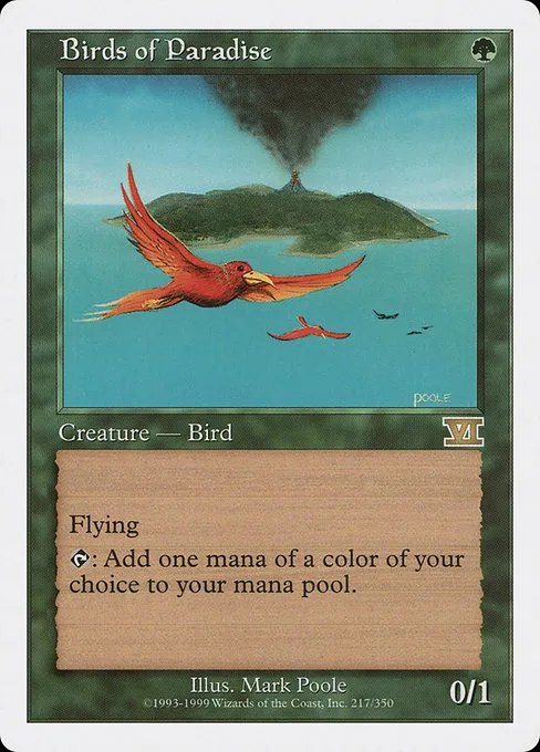 Birds of Paradise · Classic Sixth Edition 217/351