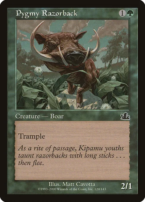 Pygmy Razorback · Prophecy 120/144