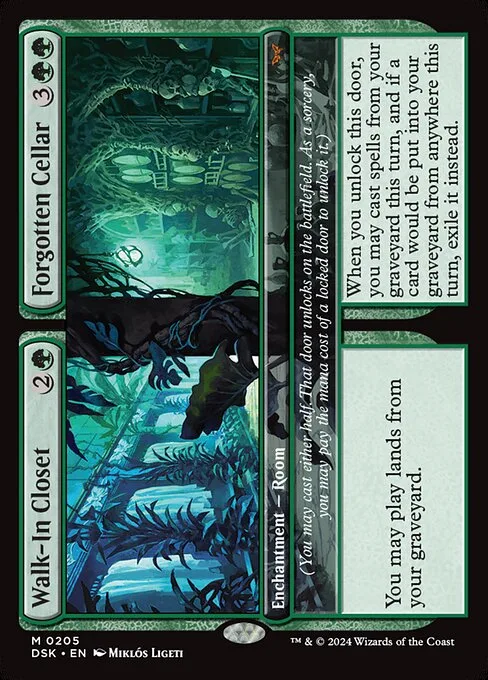 Walk-In Closet // Forgotten Cellar · Duskmourn: House of Horror 205/419