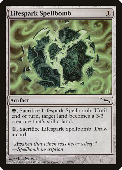 Lifespark Spellbomb · Mirrodin 197/306
