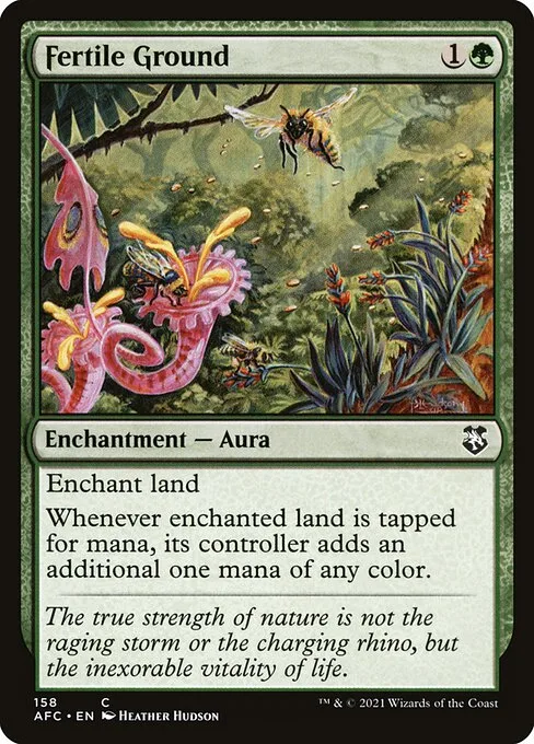 Fertile Ground · Forgotten Realms Commander 158/331