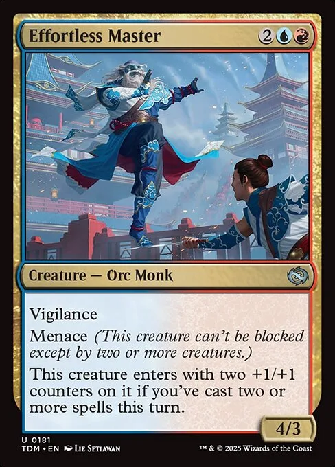 Effortless Master · Tarkir: Dragonstorm 181/427