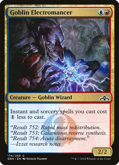 Goblin Electromancer · Guilds of Ravnica 174/273