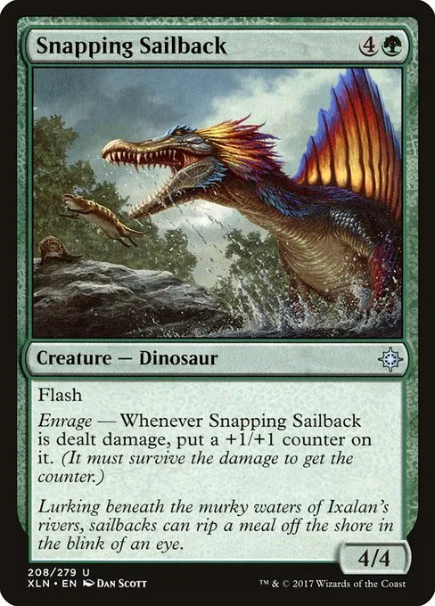 Snapping Sailback · Ixalan 208/289