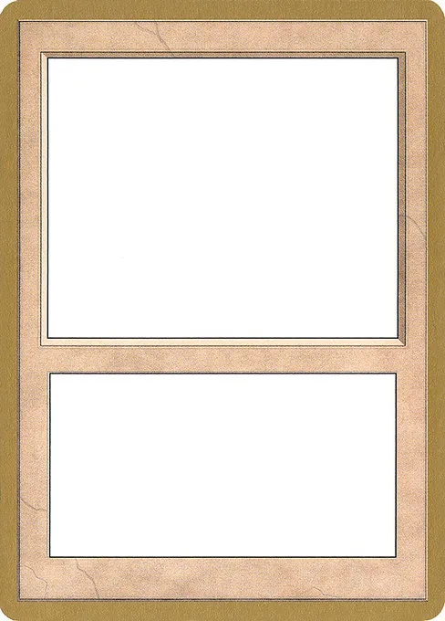 Blank Card · Pro Tour Collector Set 0/308