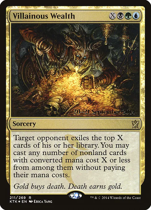 Villainous Wealth · Khans of Tarkir Promos 211s/56