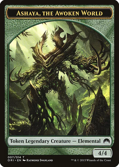 Ashaya, the Awoken World · Magic Origins Tokens 7/15