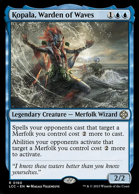 Kopala, Warden of Waves · The Lost Caverns of Ixalan Commander 160/370