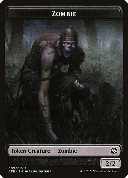 Zombie · Adventures in the Forgotten Realms Tokens 9/22