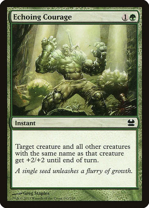 Echoing Courage · Modern Masters 143/229