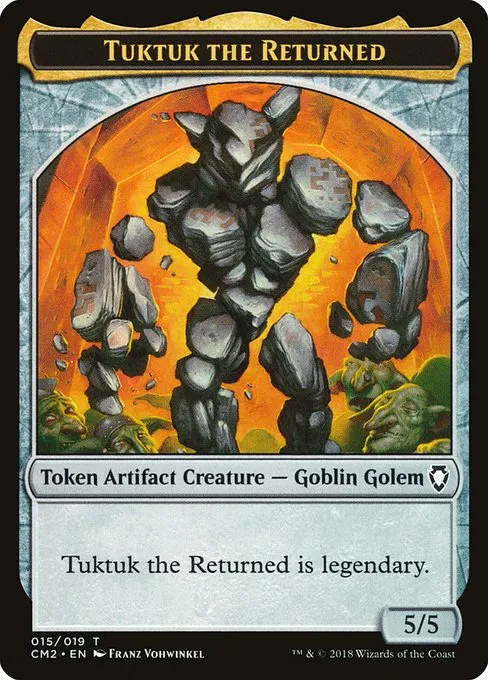Tuktuk the Returned · Commander Anthology Volume II Tokens 15/19