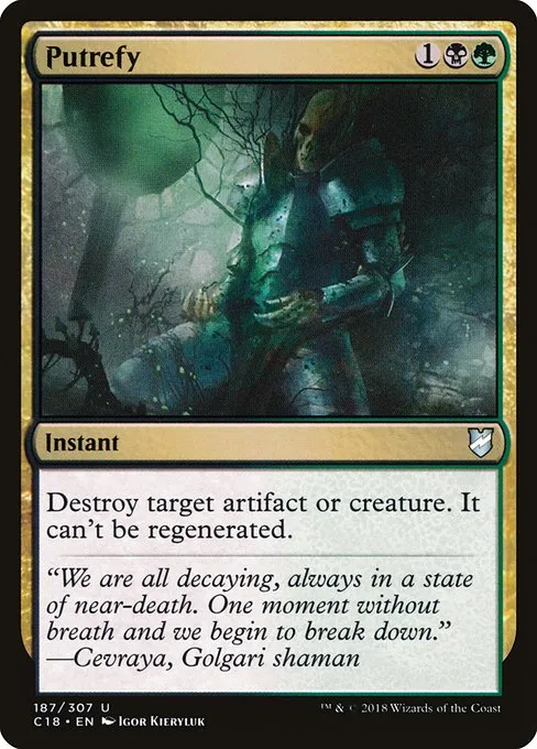 Putrefy · Commander 2018 187/307