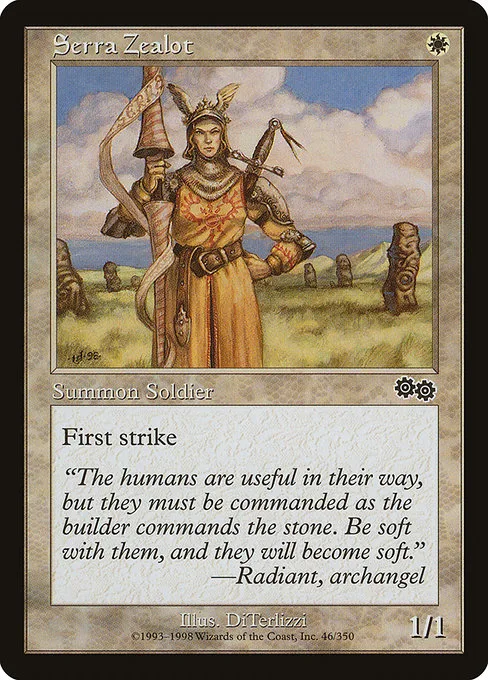 Serra Zealot · Urza's Saga 46/357