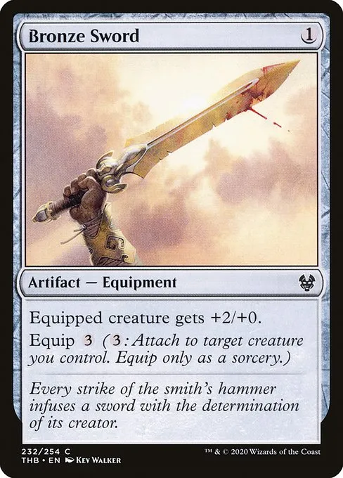 Bronze Sword · Theros Beyond Death 232/358