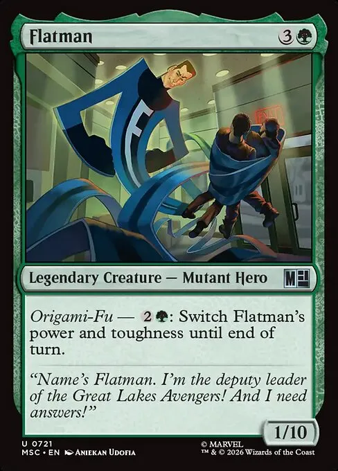 Flatman · Marvel Super Heroes Commander 721/9