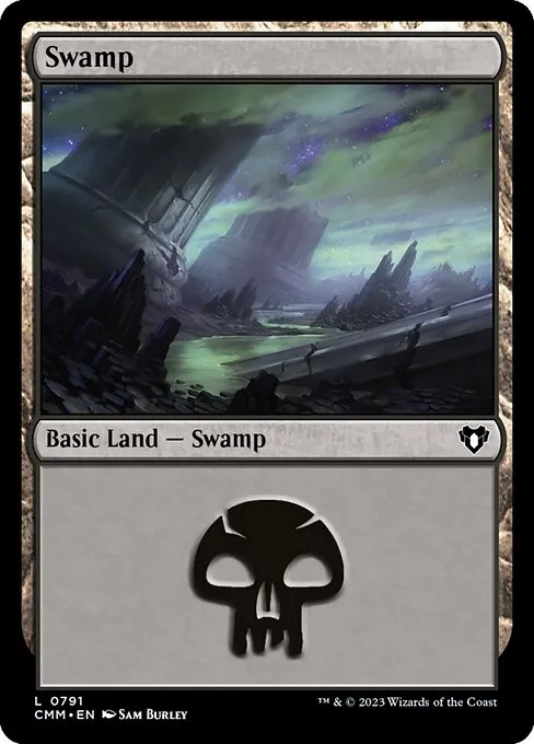 Swamp · Commander Masters 791/1067