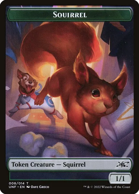 Squirrel · Unfinity Tokens 8/14