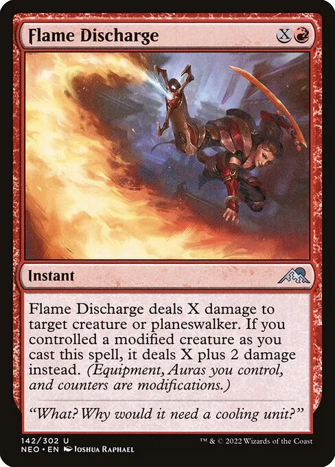 Flame Discharge · Kamigawa: Neon Dynasty 142/531