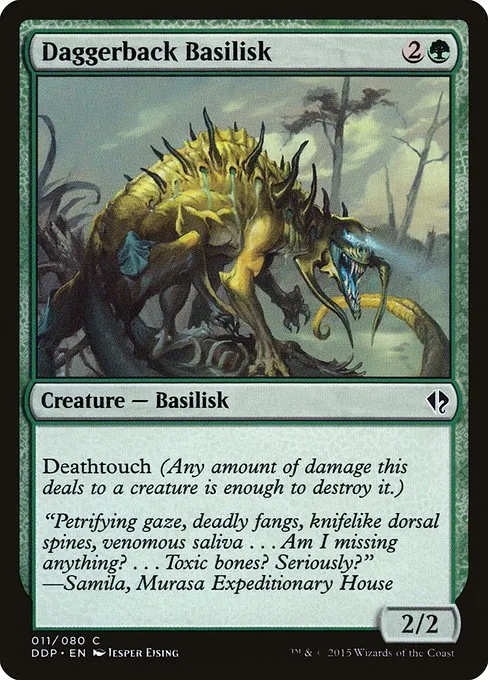 Daggerback Basilisk · Duel Decks: Zendikar vs. Eldrazi 11/80