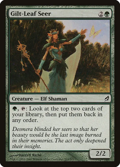 Gilt-Leaf Seer · Lorwyn 215/301