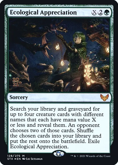 Ecological Appreciation · Strixhaven: School of Mages Promos 128s/164