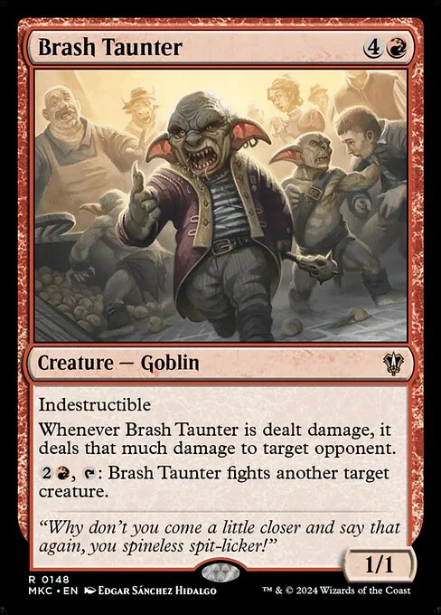 Brash Taunter · Murders at Karlov Manor Commander 148/358