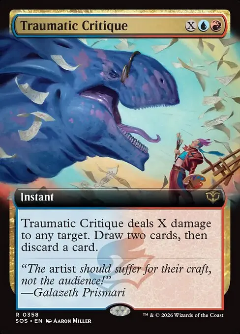 Traumatic Critique · Secrets of Strixhaven 358/368
