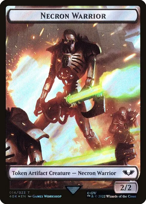 Necron Warrior · Warhammer 40,000 Tokens 14★/31