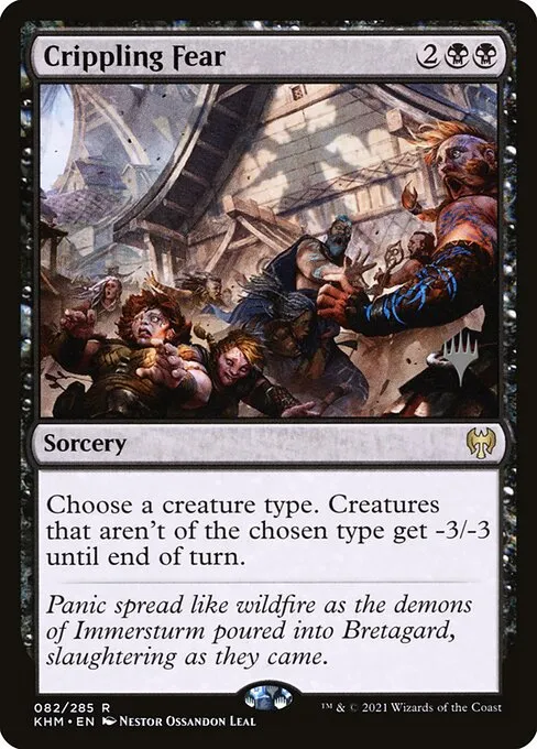 Crippling Fear · Kaldheim Promos 82p/158
