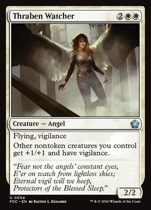Thraben Watcher · Foundations Commander 54/3