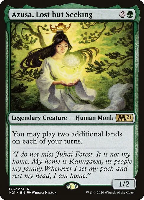 Azusa, Lost but Seeking · Core Set 2021 173/397