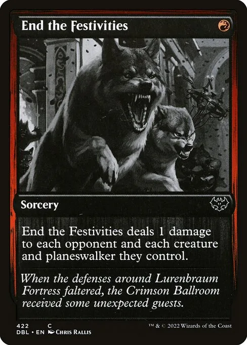 End the Festivities · Innistrad: Double Feature 422/535