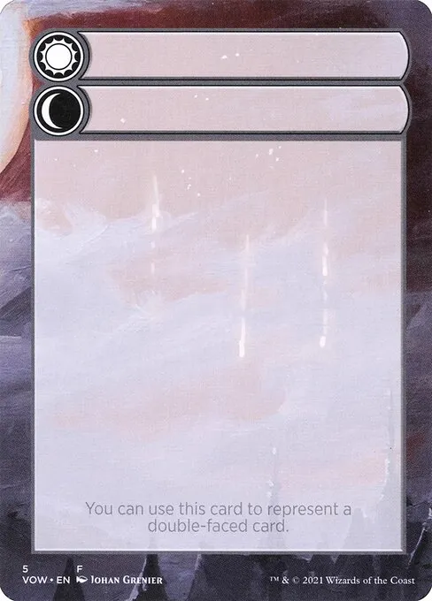 Double-Faced Substitute Card · Innistrad: Crimson Vow Substitute Cards 5/9
