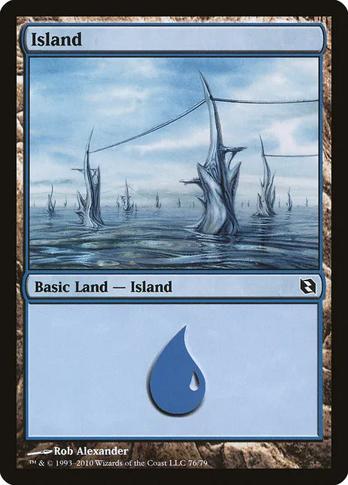 Island · Duel Decks: Elspeth vs. Tezzeret 76/79
