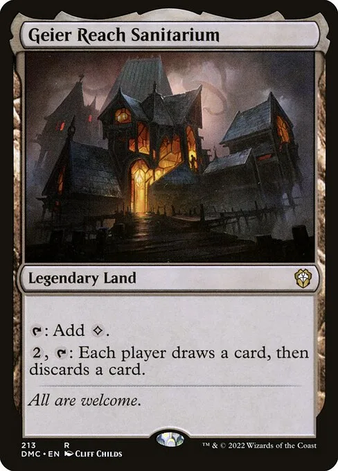 Geier Reach Sanitarium · Dominaria United Commander 213/240