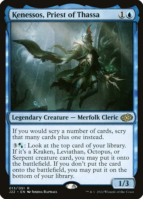 Kenessos, Priest of Thassa · Jumpstart 2022 13/835