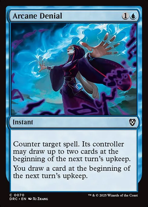 Arcane Denial · Aetherdrift Commander 70/184