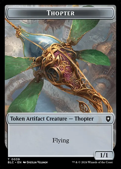 Thopter · Bloomburrow Commander Tokens 39/41