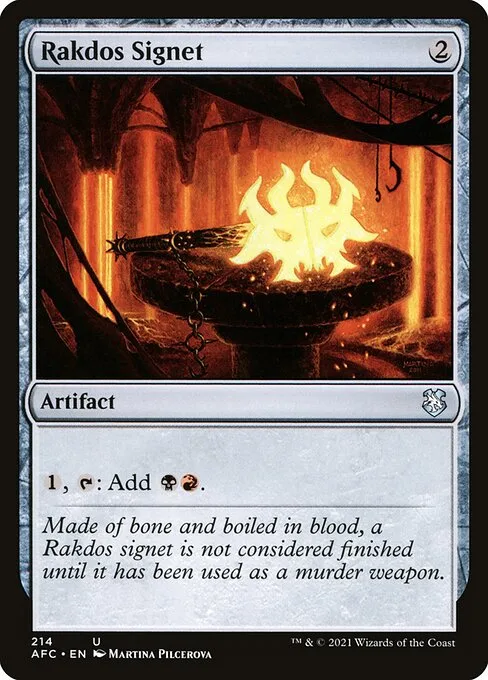 Rakdos Signet · Forgotten Realms Commander 214/331