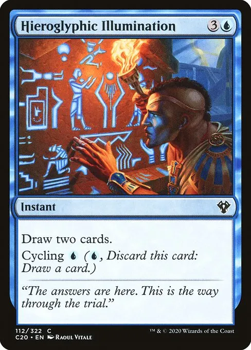 Hieroglyphic Illumination · Commander 2020 112/322