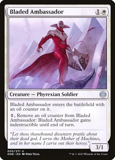 Bladed Ambassador · Phyrexia: All Will Be One 5/479