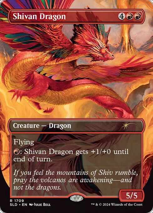 Shivan Dragon · Secret Lair Drop 1709/2547