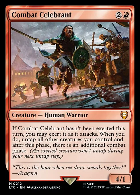 Combat Celebrant · Tales of Middle-earth Commander 212/591