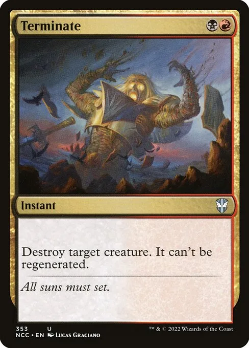 Terminate · New Capenna Commander 353/447