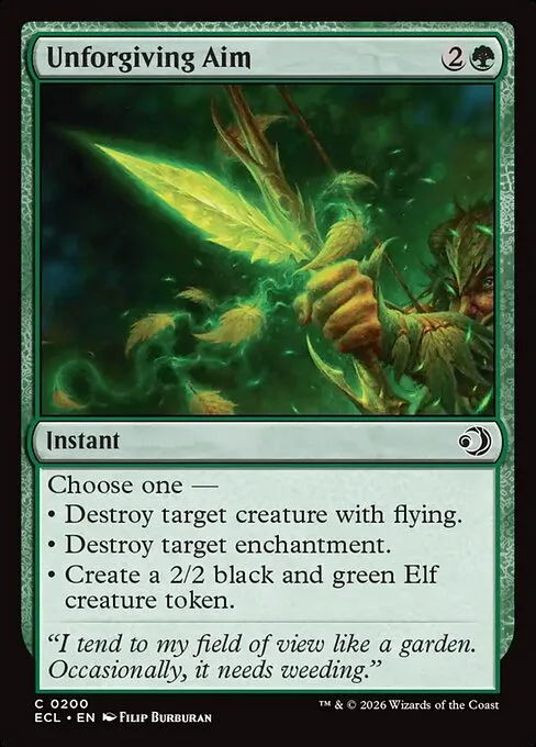 Unforgiving Aim · Lorwyn Eclipsed 200/408