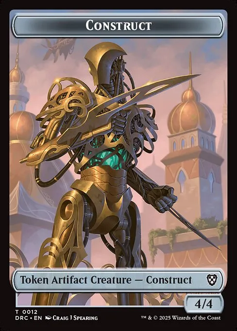 Construct · Aetherdrift Commander Tokens 12/17