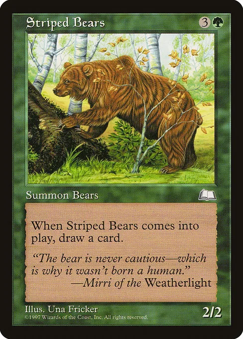 Striped Bears · Weatherlight 140/167