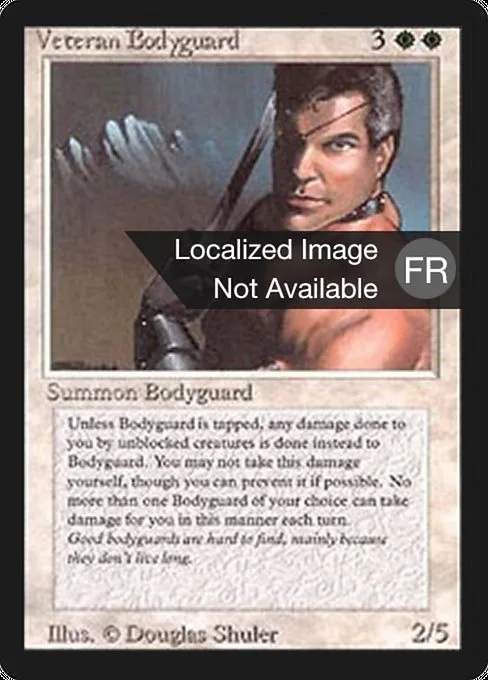 Veteran Bodyguard · Foreign Black Border 42/307